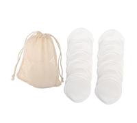 minkissy Discos Desmaquillantes Reutilizables Almohadillas Ecológicas De Bambú Kit De Limpieza Facial Hypoalergénico Para