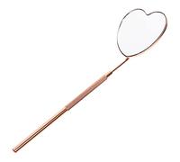 minkissy Espejo De Inspección De Pestañas De Inoxidable Forma De Espejo Para Extensiones De Pestañas Herramienta De Maquillaje Práctica y Diseño Antideslizante y Extraíble Para