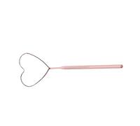 minkissy Espejo De Mano Luz Para Extensiones De Pestañas Espejo De Inspección Mango Inoxidable Para Maquillaje