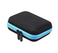 minkissy Estuche De Almacenamiento De Aceites Esenciales y Perfumes Bolsa De Viaje Doble Cremallera Organizador Seguro y Ligero Color Azul