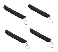 minkissy Estuche para Lápices De 4 Piezas Bolsa para Cables Bolsa De Transporte Bolsa De Agarre Transparente para Artículos De Tocador De Viaje Estuche para Teléfono Estuche para