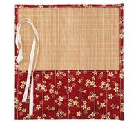minkissy Estuche para Lápices de Gran Capacidad Rojo, Portátil y Duradero Tela, Adecuado para Organizar Pinceles y Prolongar Su Vida Útil en Arte y Dibujo