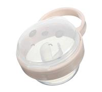 minkissy Estuche Porta Chupete Portátil para Niña con Diseño Panda Caja Organizadora Polvo y Práctica para Viaje Fabricada PP Resistente y para Uso Diario