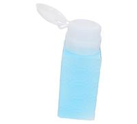 minkissy exprimir botella Removedor de polaco dispensador clavo líquido lavar quitaesmalte botella de bomba de polvo empuje hacia abajo el plastico Blue