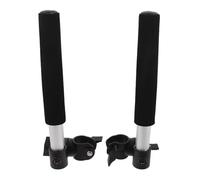 minkissy Extensor de Manijas para Silla de Ruedas de Acero Inoxidable 27 Cm, Par de Asas Ajustables para Transporte Seguro y Cómodo, Accesorios de Repuesto para Ayudas de Movilidad