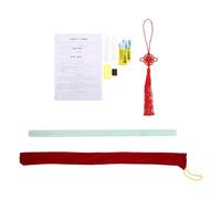 minkissy Flauta Dizi Tradicional para Principiantes con Afinación en F, Material PC Seguro, Acabado Simulado de Jade, Paquete Completo de Accesorios para Aprendizaje y Música China Clásica