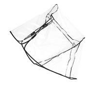 minkissy Funda De Lluvia Para Cochecito Doble, Protector Transparente Contra Viento y Polvo, Tamaño Grande, Material Eva Duradero, Adecuada Para Bebés Gemelos, Protección Completa Para Exteriores