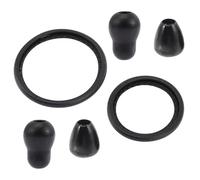 minkissy Fundas de Repuesto para Estetoscopio Médicos, Juego de Accesorios de Cardiología Diafragma Pe Seguro y Tapones para Oídos, Compatible para Adultos, Kit de Reemplazo para Uso