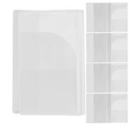 minkissy Fundas Protectoras para Pasaporte y Tarjetas De Plástico Mate Impermeables, Resistentes Al Desgaste, Múltiples Ranuras para Estudiantes y Viajeros, Pack De 5 Unidades