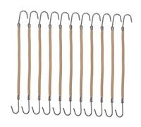 minkissy Ganchos De De Caballo 20pcs Rizador De Pelo Bandas Elásticas Sujetar De Caballo