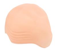 minkissy Gorra de Silicona Amarilla para Cabeza Calva Ajuste Elástico y Efecto Realista Adecuado para Disfraz de Pascua y Accesorios de Cosplay