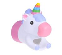 minkissy Grifo que Facilita el Lavado de Manos Diseño de Unicornio para Niños Extensor Accesorio Rosa en Pvc y Es Fácil de Transportar para Lavabo