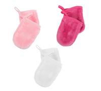 minkissy Guantes De Limpieza Facial Desmaquillantes Guantes De Belleza 6 Piezas Tamaño Mediano Suaves Para Piel Sensible Uso Diario Viaje Colores, y