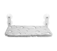 minkissy Hamaca Plegable para Gatos sin Cables con Superficie Luminosa y para Alféizares de Ventana Interiores, Cama para Mascotas con Estrellas Brillantes Adecuado para Descanso