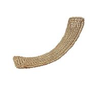 minkissy Hamaca Tejida a Mano Pasto Marino Natural para Reptil Mascota | Nido para Dragón Barbudo, Superficie Trenzada Simple, sin Ventosas ni Cuerda, para Zona de Calor