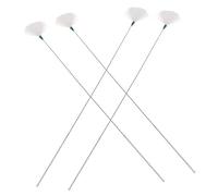 minkissy Herramientas Multiusos Limpieza De Oídos Palillo Para Quitar Cerumen 4 Piezas Metal y Pluma De Portátil Eficaz Para Eliminar Cerumen Masaje Canal Auditivo Cuidado Personal