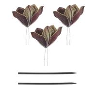 minkissy Horquillas para Novia Flores de Lirio 5 Piezas, Accesorios Cabello de Boda Bohemios, Pinzas Decorativas Vintage para Fiestas y Ceremonias, Juego de Pasadores para Moños y Peinados