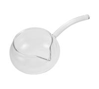 minkissy Jarra de Vidrio Resistente al Calor Asa Lateral Creativa para Ceremonia China de Té, Diseño Elegante y Vertido Fácil para Compartir