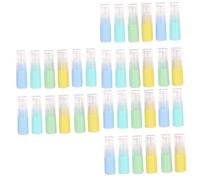 minkissy Juego De 3 Botellas De Muestra Portátiles para Viaje Contenedor De Cosméticos 4 Contenedor De Champú Reutilizable para Sueros Cremas Lociones 12 Unidades X 3