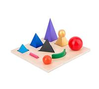 minkissy Juego de Bloques de Construcción de Madera para Niños Juguete Educativo Gramatical Estereoscópico de Aprendizaje Símbolos Sintácticos Montessori 10 Piezas