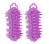minkissy Juego de Cepillos para El Cabello Y El Cuero Cabelludo Peine para El Cuero Cabelludo para La Acumulación Y Cepillo para Fregar El Cuero Cabelludo Cepillo para Masajear El Cuero Cabelludo