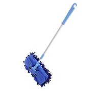 minkissy Juego De Fregona para Niños Pequeños Azul Marino, Mini Mopa De Chenilla, Herramienta y Juguetes Educativos De Limpieza De Pisos, Kit De Simulación para Desarrollo Manual y Juegos Infantiles