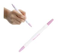 minkissy Juego de Herramientas de Manicura 2 Piezas Cepillo Exfoliante de Doble Cabezal Palo para Pulir Uñas Cuidado de Lima de Uñas