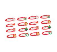 minkissy Juego De Horquillas Navideñas 16 Piezas Accesorios Para El Cabello Para Niñas Para El Cabello Navideñas Decoraciones De Horquillas De Fiesta De Moda