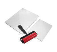 minkissy Juego de Impresión con Placa de Gel Reutilizable y Rodillo de Mano para Scrapbooking y Manualidades con Material de Gel y Plástico, Adecuado para Técnicas Mixtas