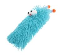 minkissy Juguete de Gato de Peluche Oruga Hierba Gatera Azul para Gatos | Felpa Suave, Diseño de Oruga, Uso en Interiores, Estimula Ejercicio y Caza, Fácil de Llevar, para Gatitos