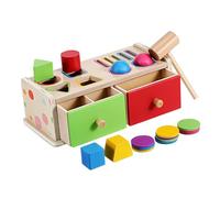 minkissy Juguete Montessori de Clasificación y Caja de Aprendizaje para Actividad de Desarrollo Motor Fino Juguete de Madera para y
