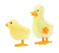 minkissy Juguetes de Peluche con Mecanismo de Cuerda Pollito y Adorables para Decoración Creativa para Hogar de Colores Aleatorios Color Aleatorio Color Aleatorio