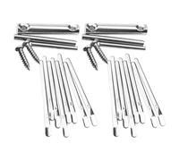 minkissy Kalimba Piano de Pulgar 8 Teclas Miniatura, 2 Juegos DIY para Principiantes, Instrumento Musical Portátil y Decoración Kalimba Pequeña Fácil de Tocar