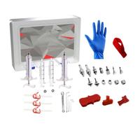 minkissy Kit Completo Portátil de Purga de Aceite de Freno para Bicicleta | Aleación, Compatible con Formula Avid y Sistemas de Freno Populares, para Manetas y Sistemas de Freno Color Aleatorio