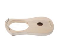 minkissy Kit De Lira De Madera Para Principiantes Lira Maciza Instrumento Musical Arpa Crea Tu Propio Sin Terminar Para Adultos y Decoración Del Hogar