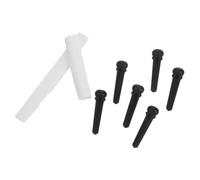minkissy Kit Para Guitarra Acústica Clavijas De Puente De Cejuela Para Sillín Reemplazo De Clavijas Para Mantenimiento De Escenario De Concierto