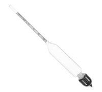 minkissy Lactómetro de Vidrio para Leche y Leche de Cabra 0-25, Hidrómetro Manual de Cocina Resistente y Práctico, Medidor de Lactato Preciso para Elaboración Casera y Análisis de Densidad