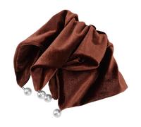 minkissy lazo de pelo de terciopelo Coletero para mujer anillos de de tercio anillos de castaño coleteros de para mujer gomas para tela Coffee