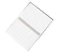 minkissy Libro de Registro de Inventario Empresarial Negro con Tapa Pp