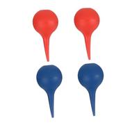 minkissy Limpiador de Oídos de Goma 75 Ml 4 Unidades Azul y Rojo para Lavado Seguro y Eficaz de Oídos Adultos y Niños Uso en Higiene Auditiva y Limpieza Precisa