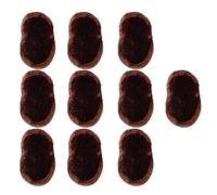 minkissy Limpiadores de Calzado de Lana Sintética 10 Piezas Herramienta Multiusos para Limpiar y Pulir Zapatos Correa Elástica para Uso Cómodo Cuidado de Calzado Color Color Aleatorio