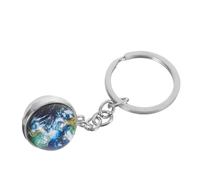minkissy Llavero Creativo de Globo Terráqueo Doble Cara Colgante y Resistente para Mochila Bolso y Decoración Infantil Detalle para Fiestas