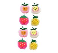 minkissy Malla para Ducha 8 Piezas Bola de Ducha Forma Esponja para Baño Accesorios de Baño Producción de Burbujas para Adultos y Niños