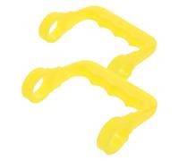 minkissy Mango Ergonómico para Gato Hidráulico de Piso Horizontal 2 Toneladas, Accesorio de Elevación para Gato de Suelo, Juego de 2 Piezas en Color Amarillo para Soporte y Maniobra Segura