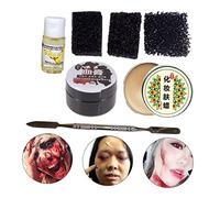 minkissy Maquillaje Halloween 7 Piezas Cera Para Cicatrices Falsas Adecuado Para Fiestas De Halloween