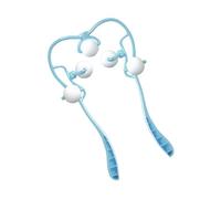 minkissy Masajeador de Cuello Manual 5 Bolas de Masajeador de Vértebras Cervicales Azul Herramienta Cuidado del Cuello y Alivio de Tensión Muscular Hogar y Oficina