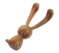 minkissy Masajeador Facial De Rodillo Gua Sha Cuidado Facial y Cuello Ejercitador De Mandíbula Multifuncional Sándalo Natural Portátil