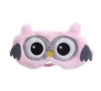 minkissy Máscara de ojos de felpa para hombre, 2 unidades, sombra de ojos para dormir, adorable cubierta de ojos ajustable, cubierta de ojos para hombres, entrenador de mandíbula, máscara de satén