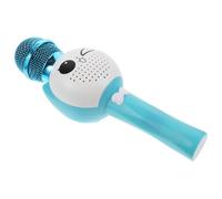 minkissy Micrófono para Niños Diseño Original y Forma de Dibujo Animado, Juguete Educativo de ABS Función de Sonido y Carga, Adecuado para Cantar y Divertirse