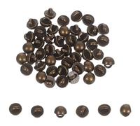 minkissy Mini Botones Metálicos Vintage 50 de Aleación de Zinc Forma de Hongo de 4mm para Costura DIY y Proyectos Hechos a Mano en Ropa y Muñecas